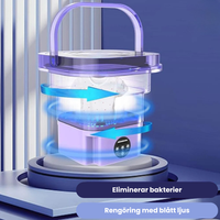 Hopfällbar mini-tvättmaskin miniatyr